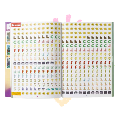 Mon cahier de gommettes Les Alphas – Maternelle GS 🎨 | 1500 gommettes pour apprendre en s’amusant