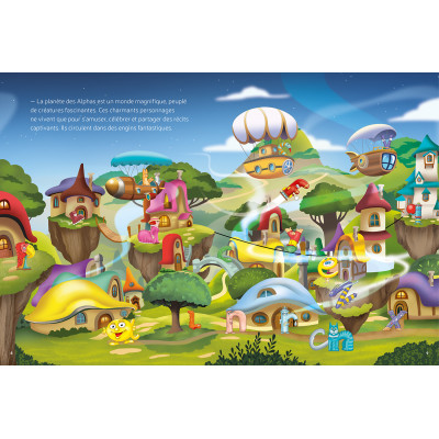 Mon livre du conte Les Alphas | La base ludique de la méthode de lecture