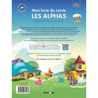 Mon livre du conte Les Alphas | La base ludique de la méthode de lecture