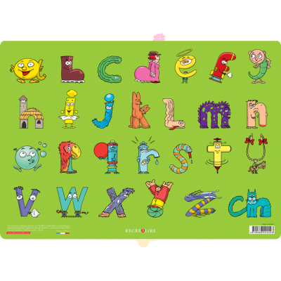 Mon sous-main des Alphas transformés – Apprendre les correspondances avec les lettres dès 5 ans