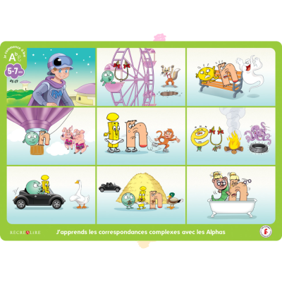 Mon sous-main des Alphas – Outil visuel pour apprendre les sons complexes dès 6 ans
