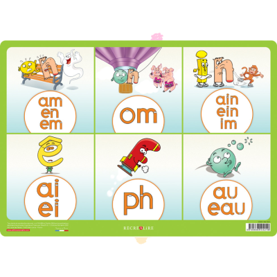 Mon sous-main des Alphas – Outil visuel pour apprendre les sons complexes dès 6 ans