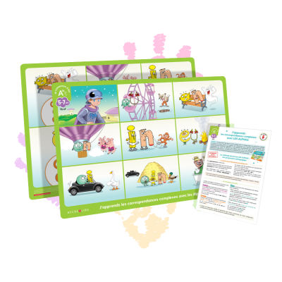 Mon sous-main des Alphas – Outil visuel pour apprendre les sons complexes dès 6 ans