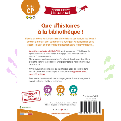 Que d’histoires à la bibliothèque ! | Lecture CP niveau 2 avec Les Alphas – Milieu CP