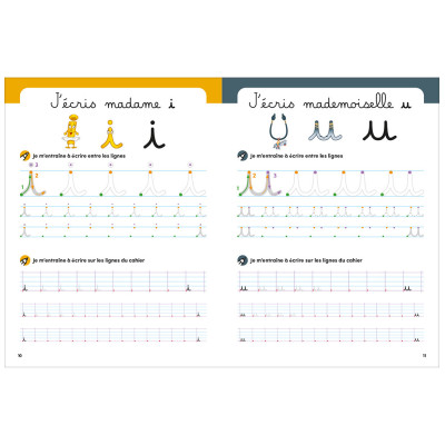 Cahier d'écriture minuscules cursives Alphas - Éditions Récréalire