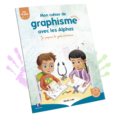 Cahier de graphisme niveau 2 Les Alphas | Préparation à l’écriture dès 4 ans Cahier de graphisme niveau 2 Les Alphas | Préparation à l’écriture dès 4 ans