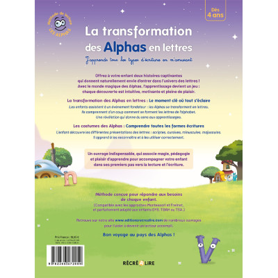 La transformation des Alphas en lettres – Le conte