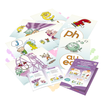 Les posters des correspondances complexes Les Alphas | Nouvelle édition A3 | 22 affiches pédagogiques