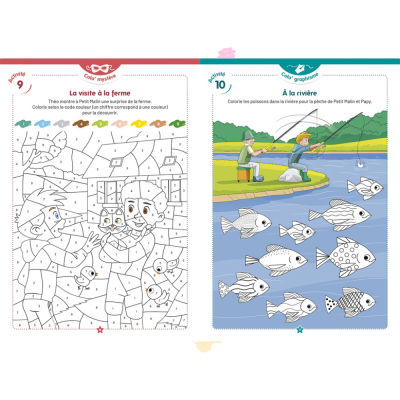 Je colorie et je m’amuse avec Les Alphas – Spécial vacances | Cahier d’activités dès 4 ans