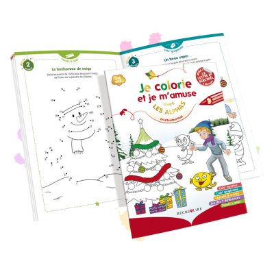 Cahier d’activités et de coloriage Les Alphas Spécial Noël – 26 activités ludiques dès 4 ans Cahier d’activités et de coloriage Les Alphas Spécial Noël – 26 activités ludiques dès 4 ans