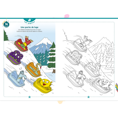 Cahier d’activités et de coloriage Les Alphas Spécial Noël – 26 activités ludiques dès 4 ans Cahier d’activités et de coloriage Les Alphas Spécial Noël – 26 activités ludiques dès 4 ans