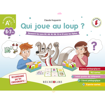 Qui joue au loup avec Les Alphas ? – Jeu pédagogique CP pour apprendre les sons complexes dès 6 ans Qui joue au loup avec Les Alphas ? – Jeu pédagogique CP pour apprendre les sons complexes dès 6 ans