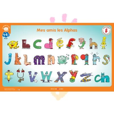 Mon poster des Alphas "Déclic lecture" – Affiche murale pour apprendre à lire dès 4 ans