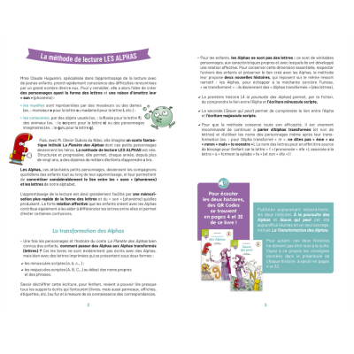 La Transformation des Alphas – Le livre pour faire le lien entre personnages et lettres (minuscules & majuscules scriptes) La Transformation des Alphas – Le livre pour faire le lien entre personnages et lettres (minuscules & majuscules scriptes)