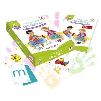 Je joue aux cartes avec Les Alphas – Jeu de 86 cartes pour apprendre les types d’écriture dès 5 ans Je joue aux cartes avec Les Alphas – Jeu de 86 cartes pour apprendre les types d’écriture dès 5 ans