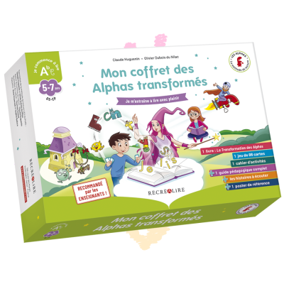 Mon coffret des Alphas transformés – Le lien entre personnages et lettres pour apprendre à lire dès 5 ans Mon coffret des Alphas transformés – Le lien entre personnages et lettres pour apprendre à lire dès 5 ans