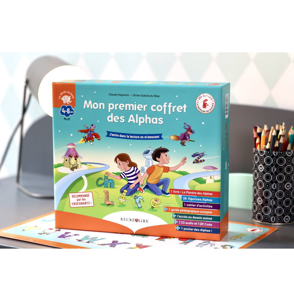 Mon premier coffret des Alphas, apprendre à lire dès 4 ans