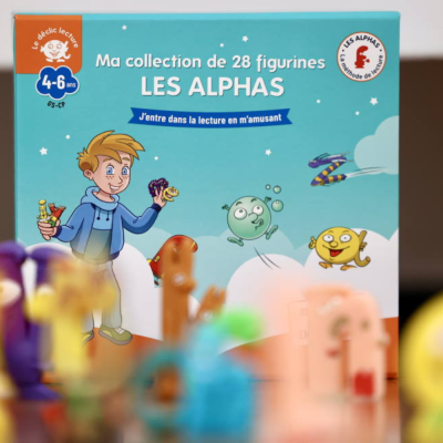 Figurines Les Alphas | Coffret 28 lettres pour apprendre à lire dès 4 ans Figurines Les Alphas | Coffret 28 lettres pour apprendre à lire dès 4 ans