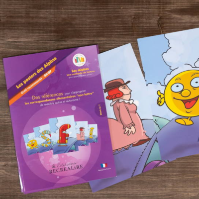 Pochette de 28 Posters Les Alphas – Affiches pédagogiques à afficher en classe (GS & CP) Pochette de 28 Posters Les Alphas – Affiches pédagogiques à afficher en classe (GS & CP)