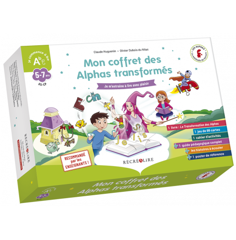 Mon Coffret Des Alphas Transformés, Apprendre à Lire Dès 5a