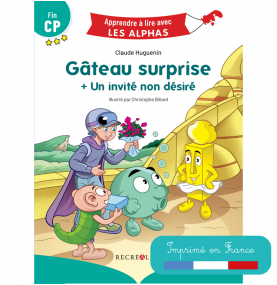couverture gâteau surprise avec vignette Imprimé en France
