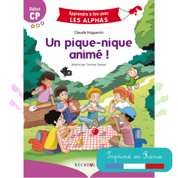 Un pique-nique animé ! - Premières lectures Les Alphas Début CP dès 5 ans