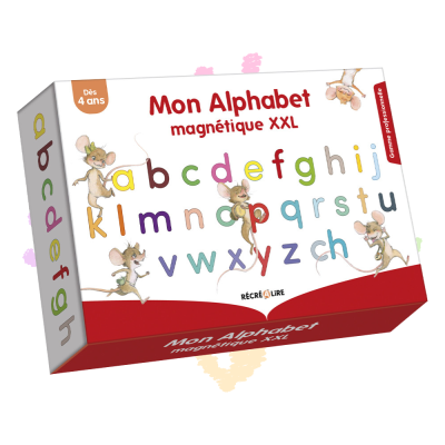 Alphabet magnétique XXL | Lettres aimantées géantes + 10 mots outils | Dès 4 ans Alphabet magnétique XXL | Lettres aimantées géantes + 10 mots outils | Dès 4 ans