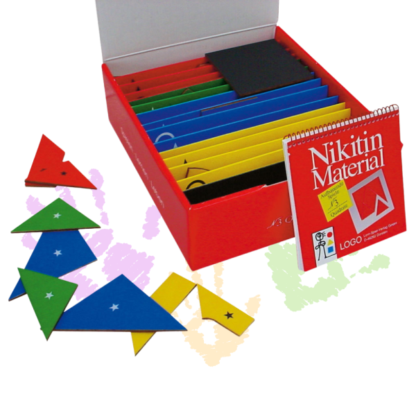 Les carrés - Nikitin Prendre conscience des formes dès 3 ans en manipulant