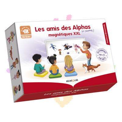 Les amis et ennemis des Alphas magnétiques XXL | Outil pédagogique dès 4 ans Les amis et ennemis des Alphas magnétiques XXL | Outil pédagogique dès 4 ans
