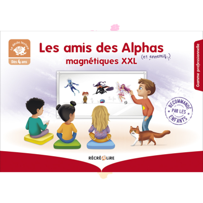 Les amis et ennemis des Alphas magnétiques XXL | Outil pédagogique dès 4 ans Les amis et ennemis des Alphas magnétiques XXL | Outil pédagogique dès 4 ans
