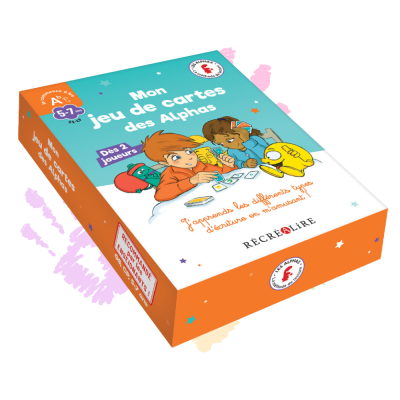 Mon jeu de cartes des Alphas – 142 cartes pour apprendre les écritures | Dès 5 ans, GS et CP Mon jeu de cartes des Alphas – 142 cartes pour apprendre les écritures | Dès 5 ans, GS et CP