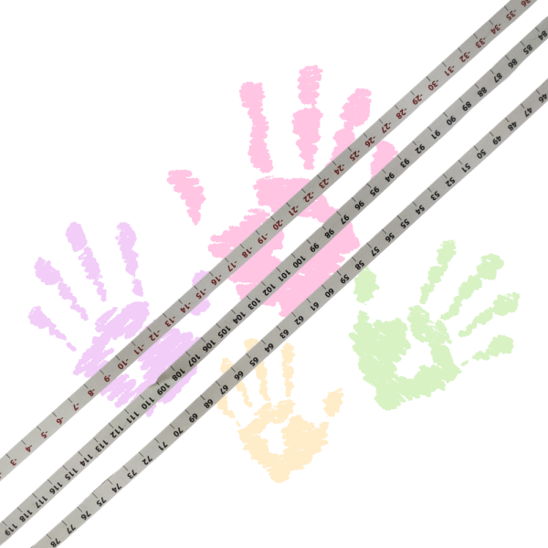 Rubans gradués Cuisenaire – Extension pour lattes des nombres