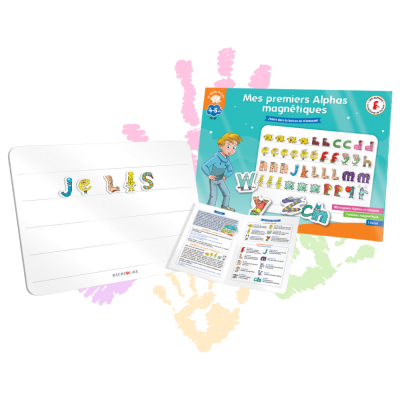 Mes premiers Alphas magnétiques – Tableau + 60 magnets pour découvrir les sons dès 4 ans (GS/CP) Mes premiers Alphas magnétiques – Tableau + 60 magnets pour découvrir les sons dès 4 ans (GS/CP)