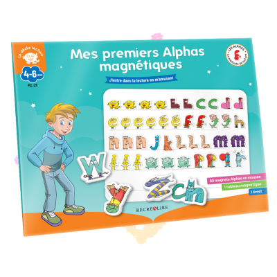 Mes premiers Alphas magnétiques – Tableau + 60 magnets pour découvrir les sons dès 4 ans (GS/CP) Mes premiers Alphas magnétiques – Tableau + 60 magnets pour découvrir les sons dès 4 ans (GS/CP)