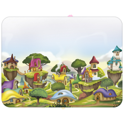 Ardoise Alphas avec 60 stickers repositionnables | Format pliable nomade Ardoise Alphas avec 60 stickers repositionnables | Format pliable nomade