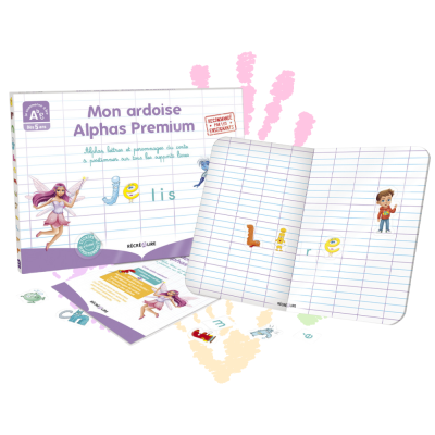 Ardoise Alphas Premium | 127 stickers repositionnables | Lettres + personnages conte Ardoise Alphas Premium | 127 stickers repositionnables | Lettres + personnages conte