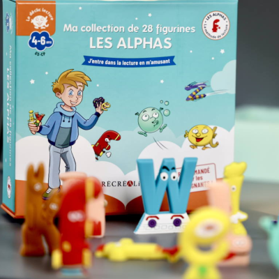 Figurines Les Alphas | Coffret 28 lettres pour apprendre à lire dès 4 ans