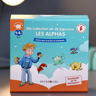 Figurines Les Alphas | Coffret 28 lettres pour apprendre à lire dès 4 ans