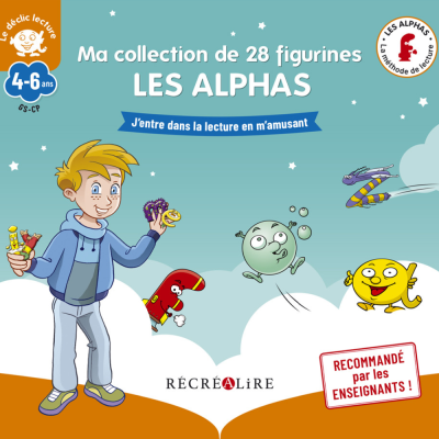 Figurines Les Alphas | Coffret 28 lettres pour apprendre à lire dès 4 ans