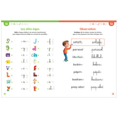 Mon cahier des Alphas – MISSION LECTURE