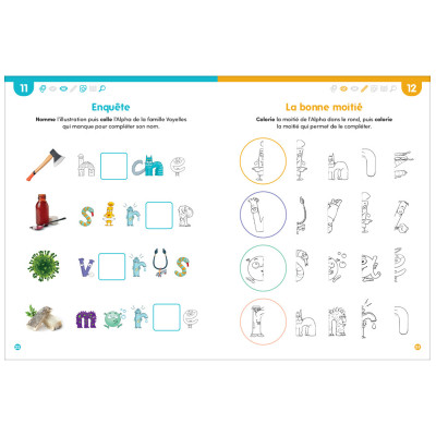 Mon cahier des Alphas – DÉCLIC LECTURE