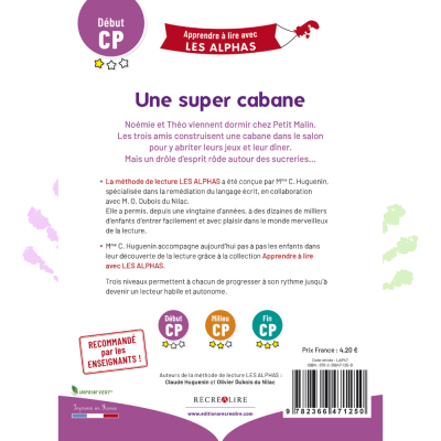 Une super cabane  | Lecture CP niveau 1 avec Les Alphas – Début CP