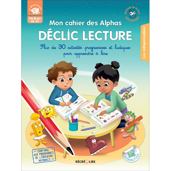 [PRODUIT DÉCLASSÉ] Mon cahier des Alphas – DÉCLIC LECTURE