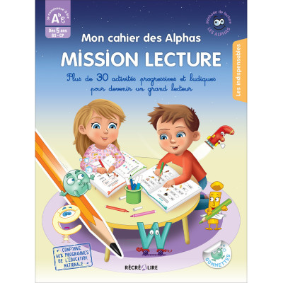 [PRODUIT DÉCLASSÉ] Mon cahier des Alphas – MISSION LECTURE