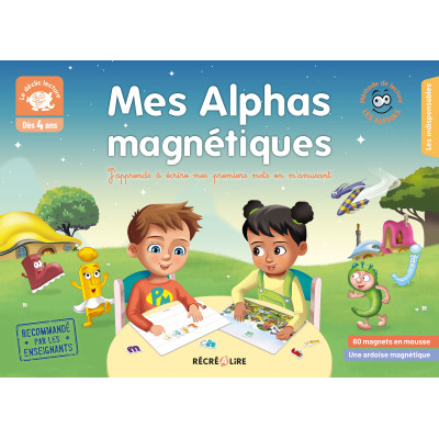 Mes Alphas magnétiques – Tableau et lettres aimantées pour apprendre à lire dès 4 ans