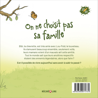 On ne choisit pas sa famille | Histoire d’amitié et de tolérance dès 5 ans