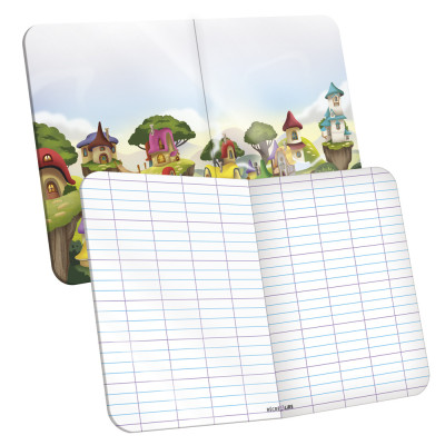 Ardoise Alphas Premium | 127 stickers repositionnables | Lettres + personnages conte