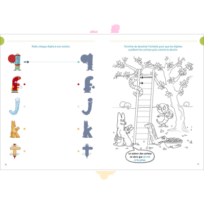 Cahier de graphisme niveau 1 Les Alphas | Premiers tracés dès 3 ans