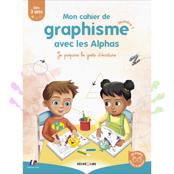 [PRODUIT DÉCLASSÉ] Mon cahier de graphisme niveau 1 (dès 3 ans)