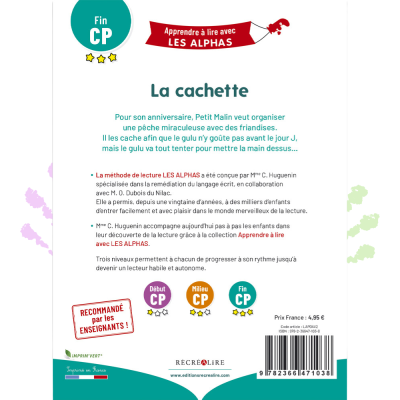 La cachette | Lecture CP Les Alphas Niveau 3 – Une fête d’anniversaire pleine de malice
